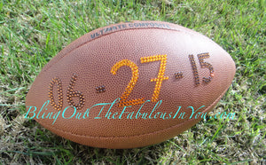 Custom Swarovski Football