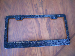 Swarovski license plate frame