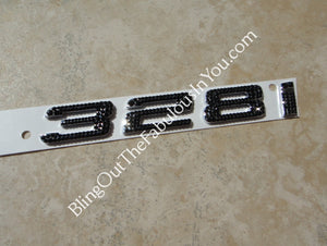 Bmw 328I Swarovski Nameplate