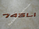 Bmw 745Li Swarovski Nameplate Emblem