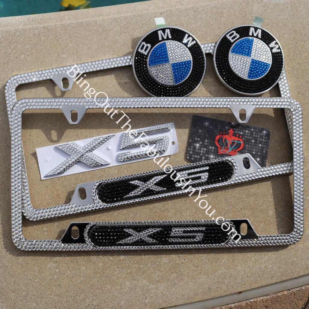 Bmw x5 license plate frame store