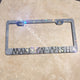 Make A Wish Custom Swarovski License Plate Frame