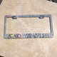 Make A Wish Custom Swarovski License Plate Frame