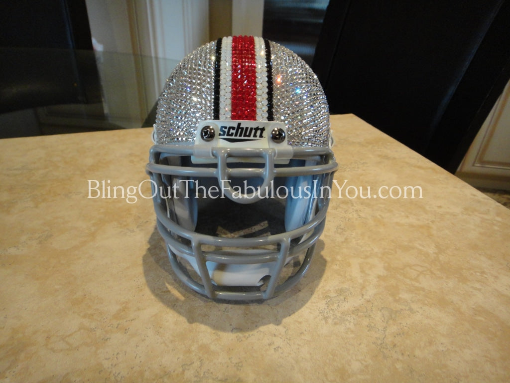 Ohio State Buckeyes Swarovski Mini Football Helmet – crystalfetish Ohio State Buckeyes Swarovski Mini Football Helmet – crystalfetish