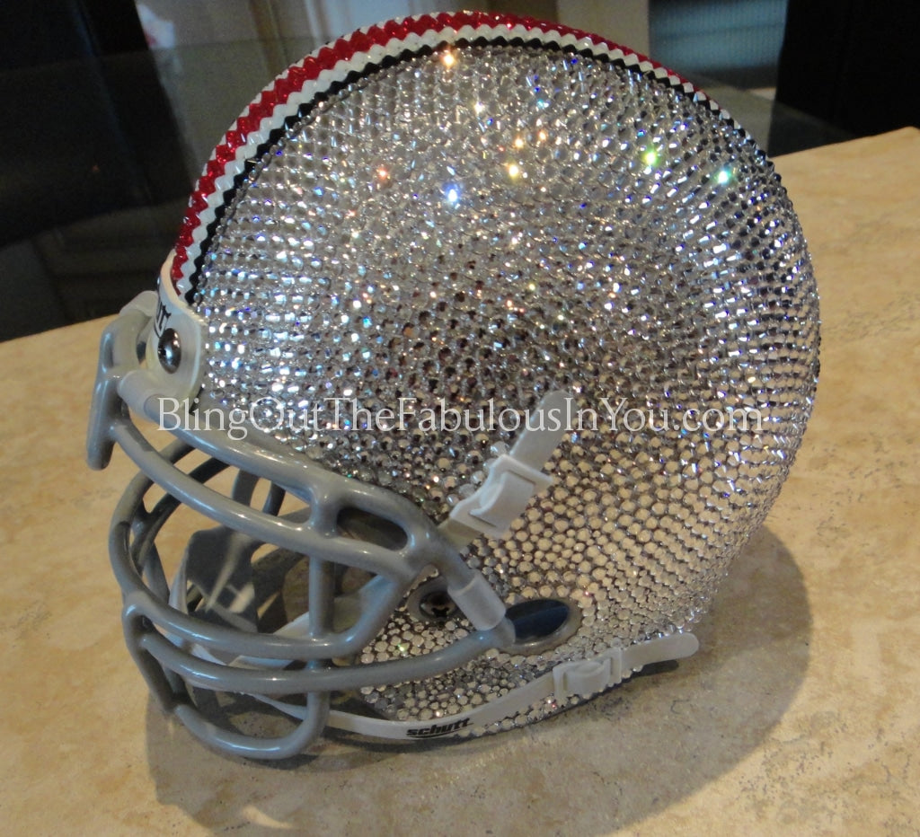 Ohio State Buckeyes Swarovski Mini Football Helmet – crystalfetish Ohio State Buckeyes Swarovski Mini Football Helmet – crystalfetish