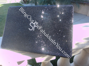 Swarovski 15 Inch Macbook Pro Laptop Cover With Initials