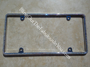 Swarovski Slim Rim License Plate Frame