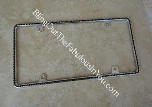Swarovski Slim Rim License Plate Frame
